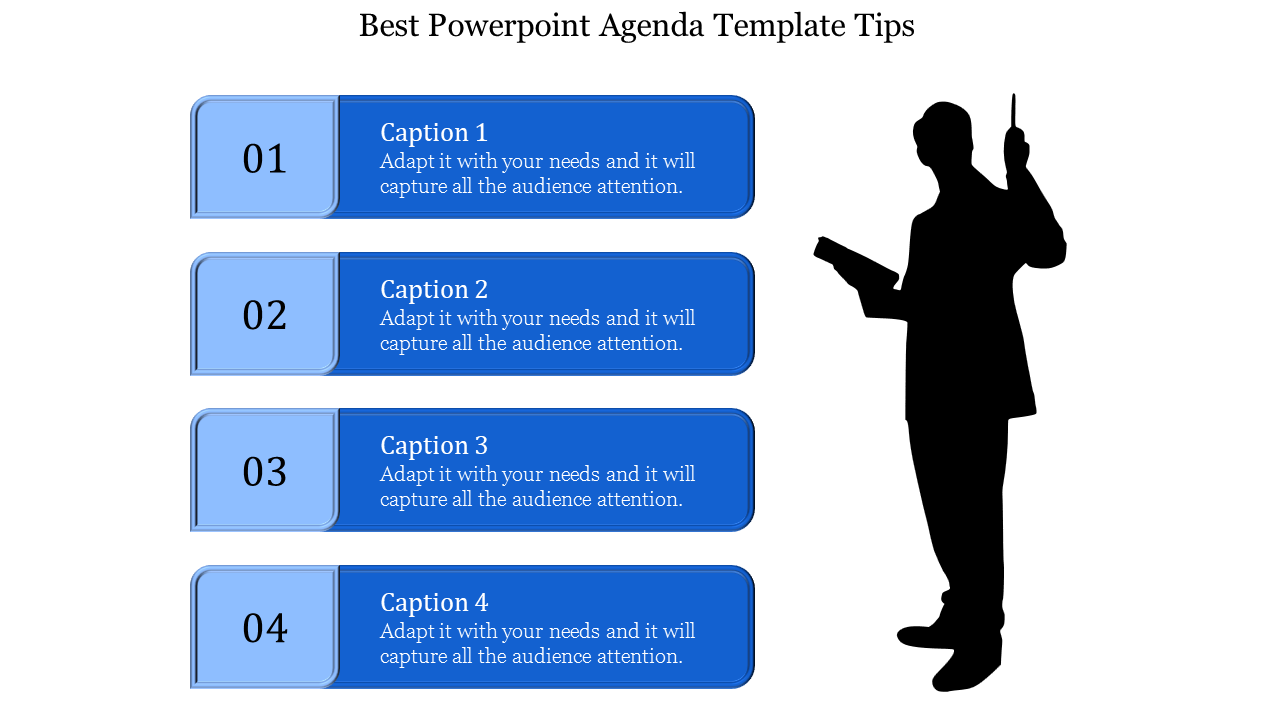 Free -  PowerPoint Agenda Template For Business Presentations